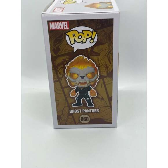 Funko Pop! Marvel Infinity Warps Ghost Panther Vinyl Figure - Picture 2 of 3